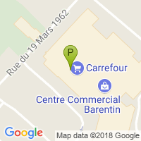 carte de la Pharmacie du Centre Commercial Mesnil Roux