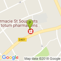 carte de la Pharmacie Saint Soupplets