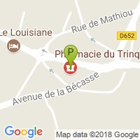 carte de la Pharmacie du Trinquet