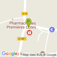 carte de la Pharmacie Perret Yung