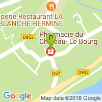 carte de la Pharmacie le Bourg