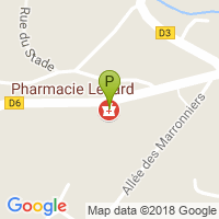 carte de la Pharmacie Lecard
