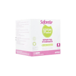 SAFORELLE Coton protect 10 serviettes extra fines