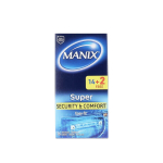 MANIX Easy-fit super 14 préservatifs + 2 offerts