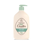 CAVAILLÈS Gel bain douche bio peaux sensibles aloe vera 1L