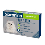 BIOCANINA Milbetel 16mg/40mg chat 2 comprimés pelliculés