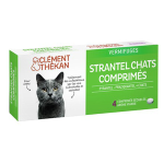 CLÉMENT THÉKAN Strantel chat 4 comprimés