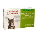 CLÉMENT THÉKAN Milprazikan chat 2kg - 12kg 2 comprimés