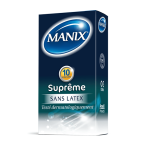 MANIX Suprême sans latex 10 préservatifs